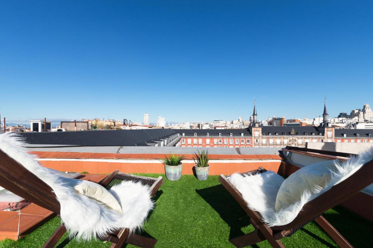 Historic Penthouse Plaza Mayor In Мадрид Экстерьер фото